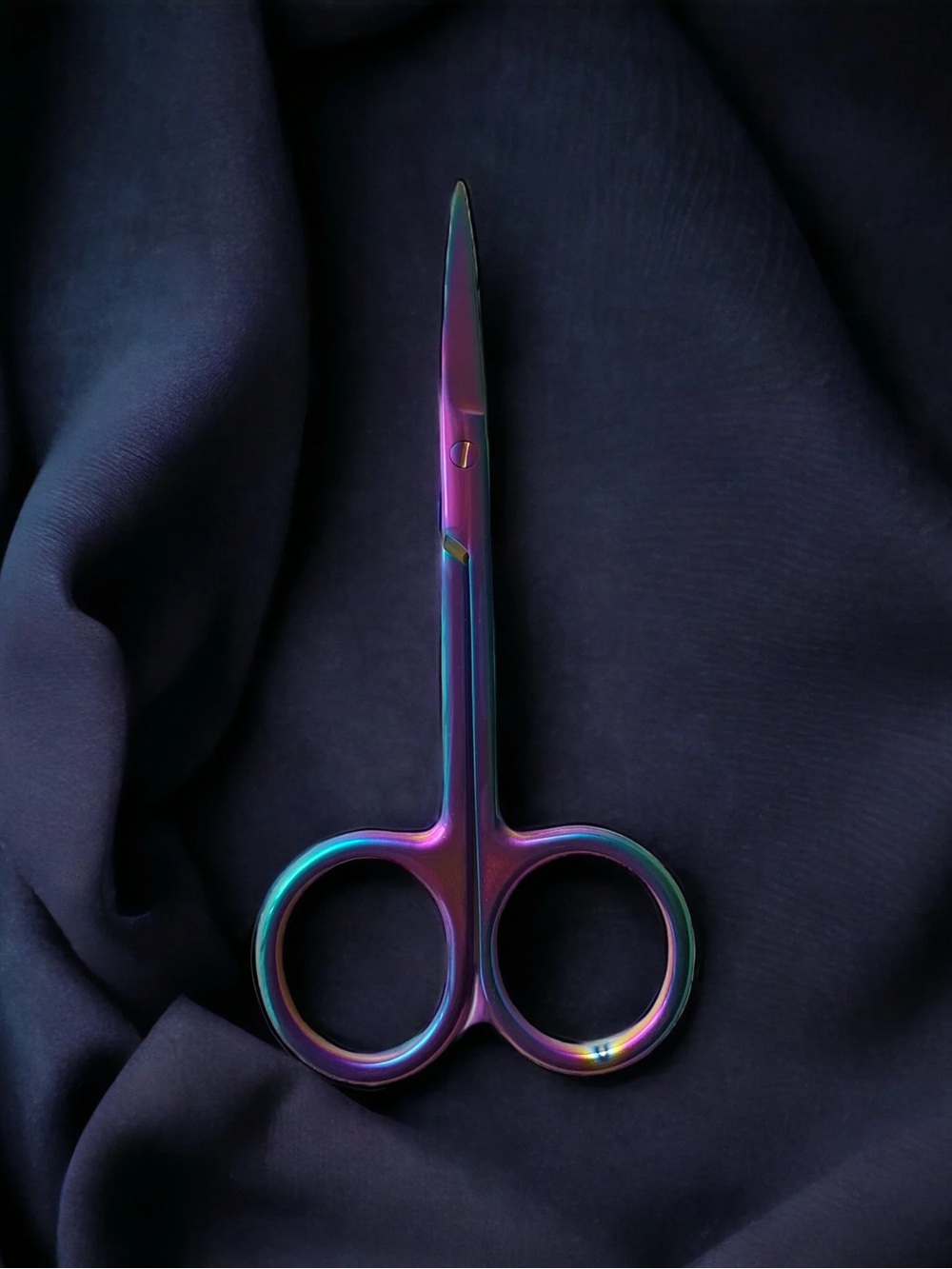 10 pairs of Iridescent Multicolor Precision Scissors